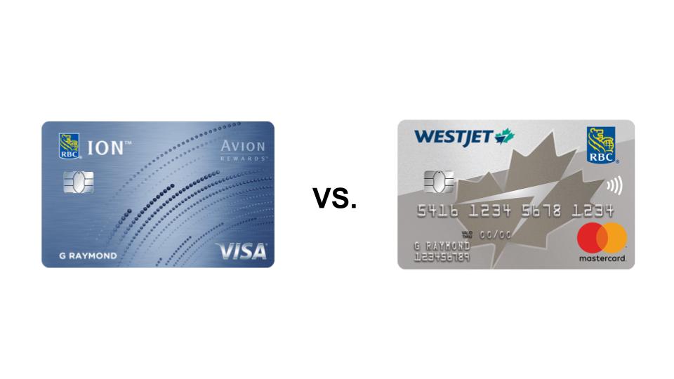 RBC ION+ Visa vs. WestJet RBC Mastercard