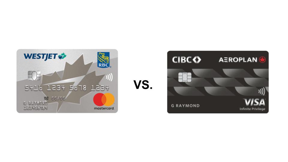 WestJet RBC Mastercard vs. CIBC Aeroplan Visa Card for students