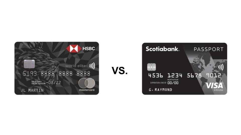HSBC World Elite® Mastercard® vs. Scotiabank Passport Visa Infinite Card