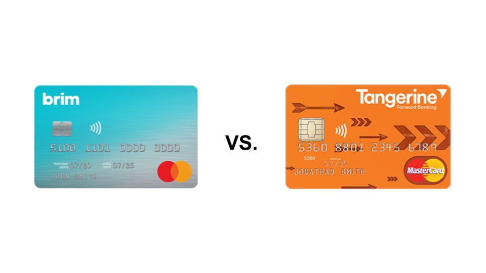 Brim Mastercard vs. Tangerine Money-Back Credit Card